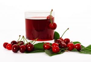 Antioxidant rich cherry juice